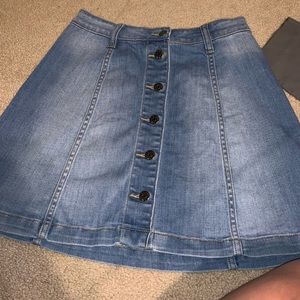 Blue jean skirt